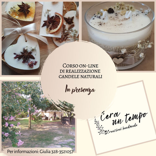 Corso di Candele naturali e Aromaterapia In Presenza