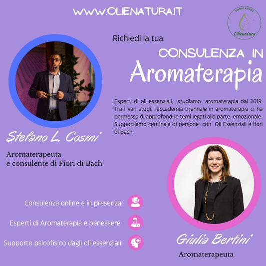 Consulenza in Aromaterapia (e Fiori di Bach)